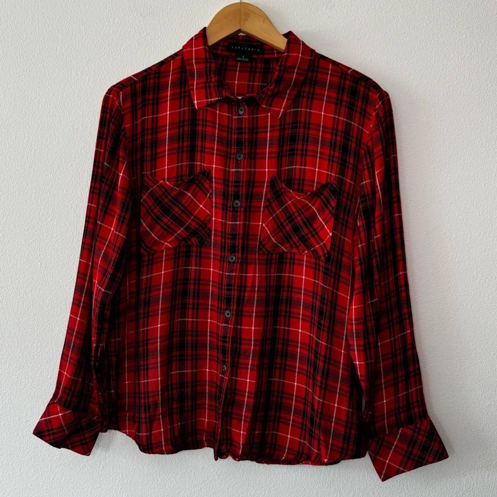 EUC Sanctuary Plaid Button Up